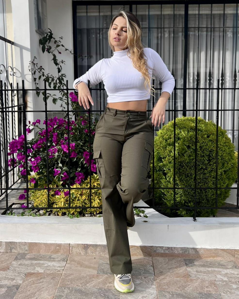 Pantalon Militar Mujer